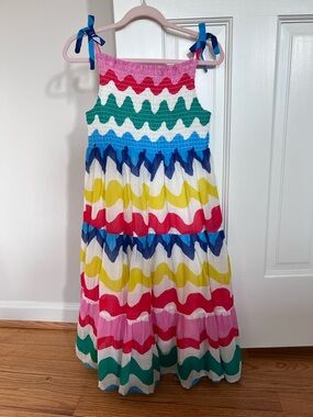 Mini Boden Multicolor Wave Dress
